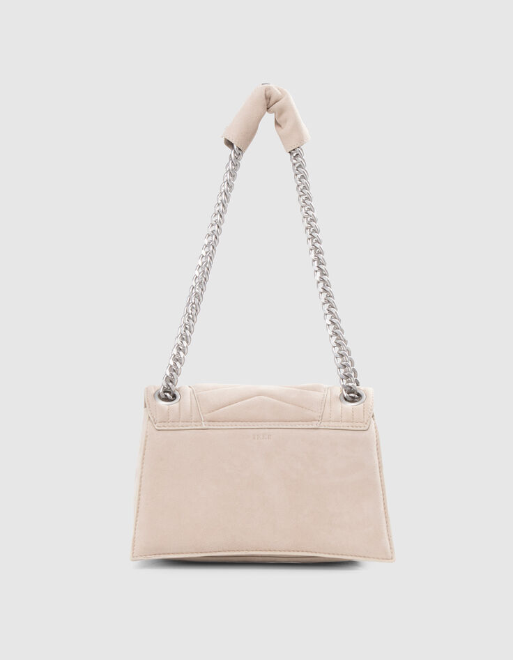 Damen-Tasche THE 1. SEASONALS Kreidewei&szlig; Leder gesteppt M-3
