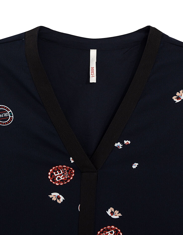 Robe navy écussons I.Code-2 Robe navy écussons I.Code-2