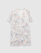 Vestido blanco roto estampado arty I.Code-6