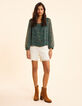 Ecru Shorts aus Spitze I.Code-1