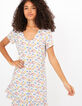 Vestido azul cielo estampado margaritas I.Code-3
