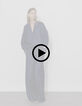 Oversize-Damenbluse aus Lyocell&reg; ungebleichtes Blau-7