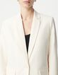 Anzugjacke f&uuml;r Damen aus ungebleichtem Leinen und Baumwolle-5