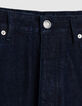 Blaue Gaucho Cropped Jeans Herren-5