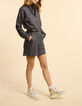 Combishort anthrazit faux-uni  I.Code-6