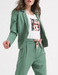 I.Code almond green suit jacket-1