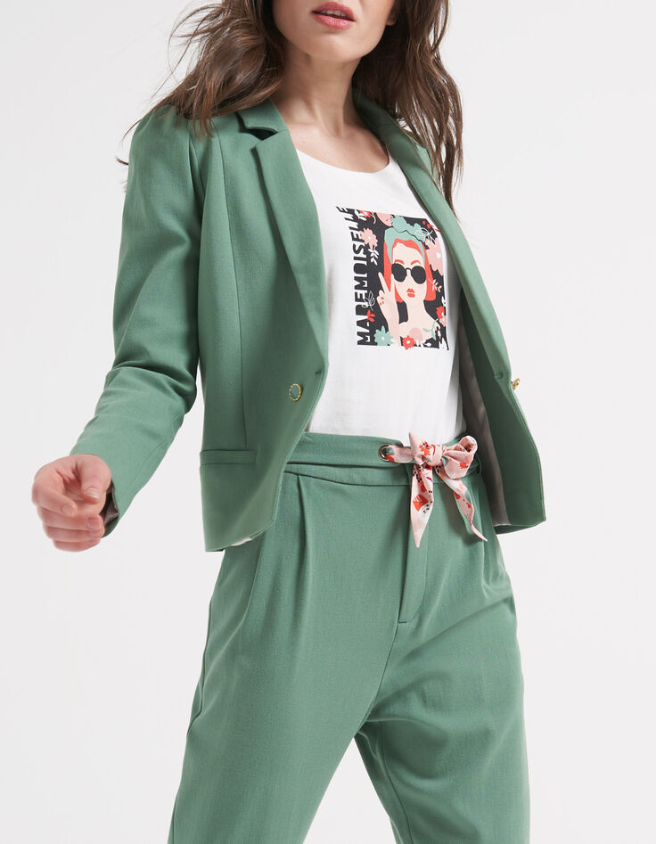 I.Code almond green suit jacket-1 I.Code almond green suit jacket-1