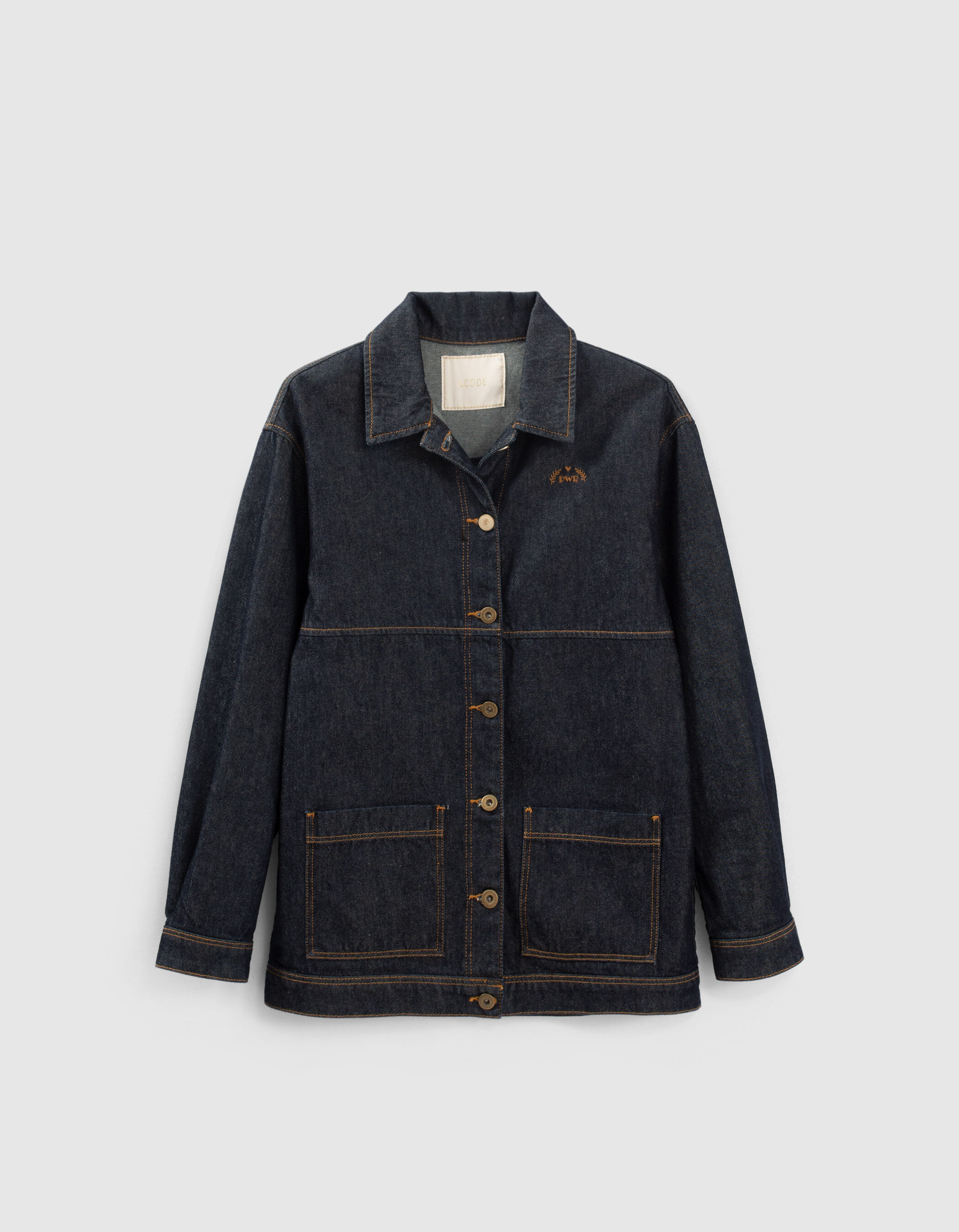 Veste en jean brut best sale