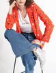 Blazer spicy orange, spicy bloemen I.Code-1