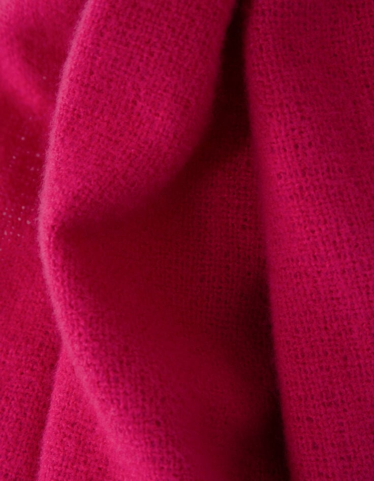 Rosa Schal mit IC-Monogrammstickerei I.Code-2 Rosa Schal mit IC-Monogrammstickerei I.Code-2
