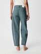 Damen 7/8 Gabrielle blau Barrel Jeans-4