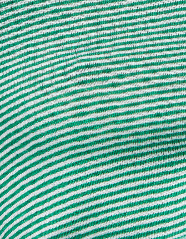 Camiseta de tirantes verde pradera rayas finas I.Code - I.CODE