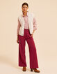 Cremeweiße ärmellose Strickjacke I.Code-6