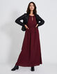 Robe longue fluide imprim&eacute;e femme-6