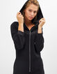 Combi short noir à capuche I.Code -1