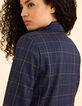 Marineblauer eleganter Blazer mit Karos I.Code-5