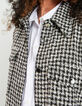 Surchemise noire lainage motif pied-de-poule I.Code -3