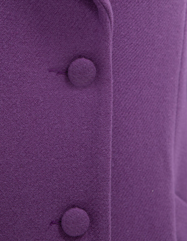 Dark purple lange mantel I.Code-8