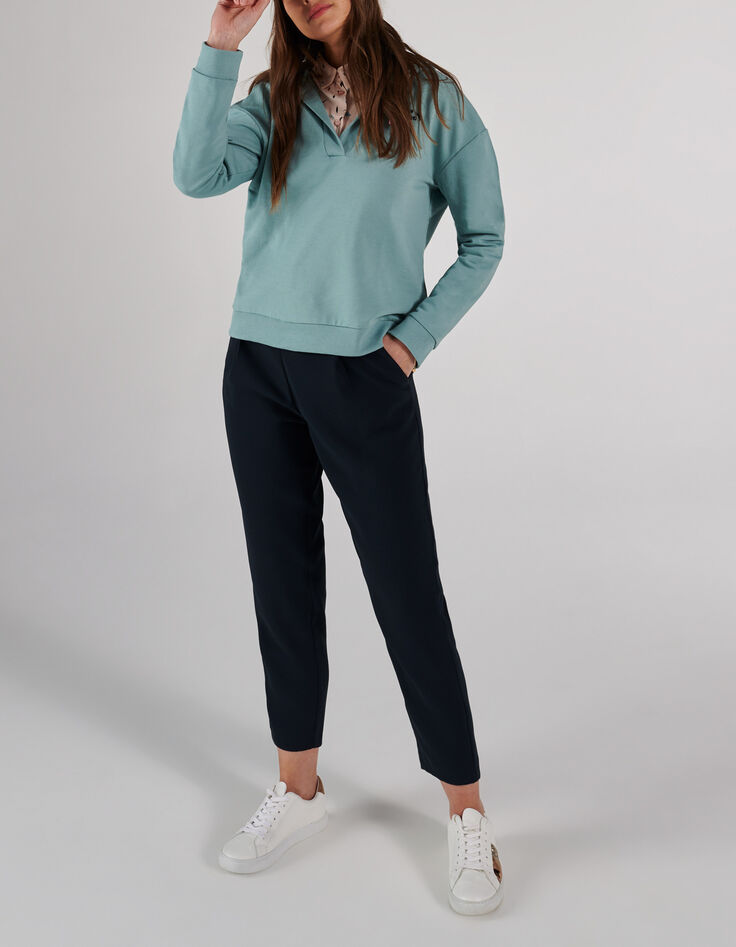 Sudadera menta con capucha I.Code-1 Sudadera menta con capucha I.Code-1