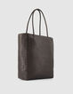 Die Tasche aus gewebtem Leder f&uuml;r Damen in Braun-2