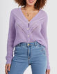 I.Code violet decorative knit cardigan-1