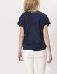 I.Code navy top with side press studs-5