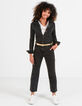 Combinaison longue en jean noire I.Code-5
