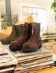 Chelsea-Stiefel braun Leder Samt Zebra-Muster I.Code-8