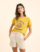 T-shirt jaune message visuel transat I.Code-1