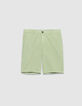 Gr&uuml;ne Chino-Fit Shorts f&uuml;r Herren-6