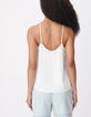 Wei&szlig;es Camisole-Top mit Spitze f&uuml;r Damen-3