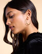 Boucles d'oreilles créoles crantées I.Code-1
