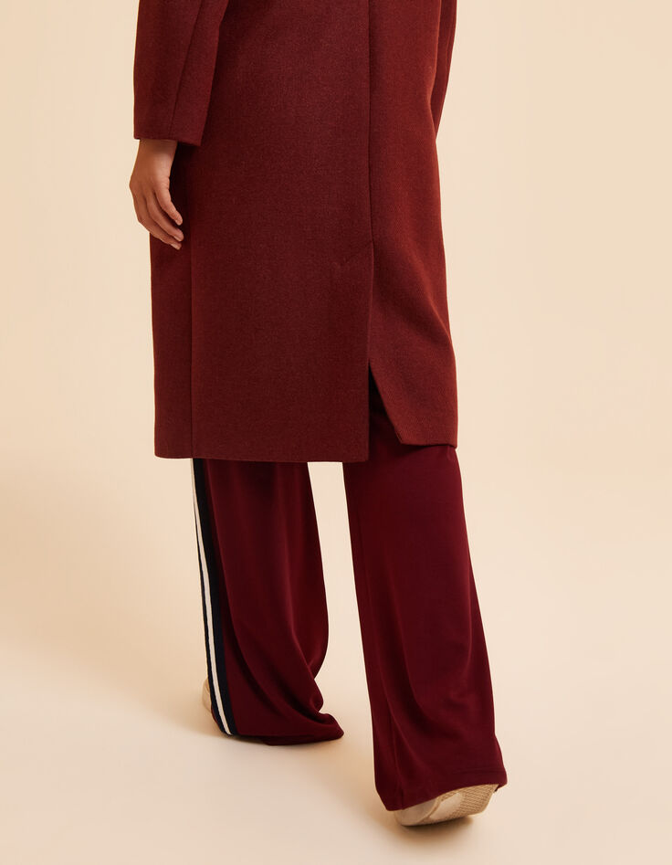 Lange bordeaux mantel I.Code-4