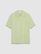 Gr&uuml;nes kurz&auml;rmeliges Poloshirt Herren-7