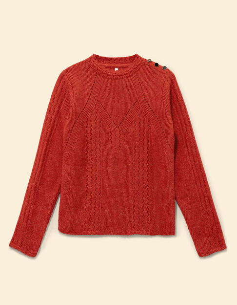 Jersey naranja punto botones hombro I.Code
