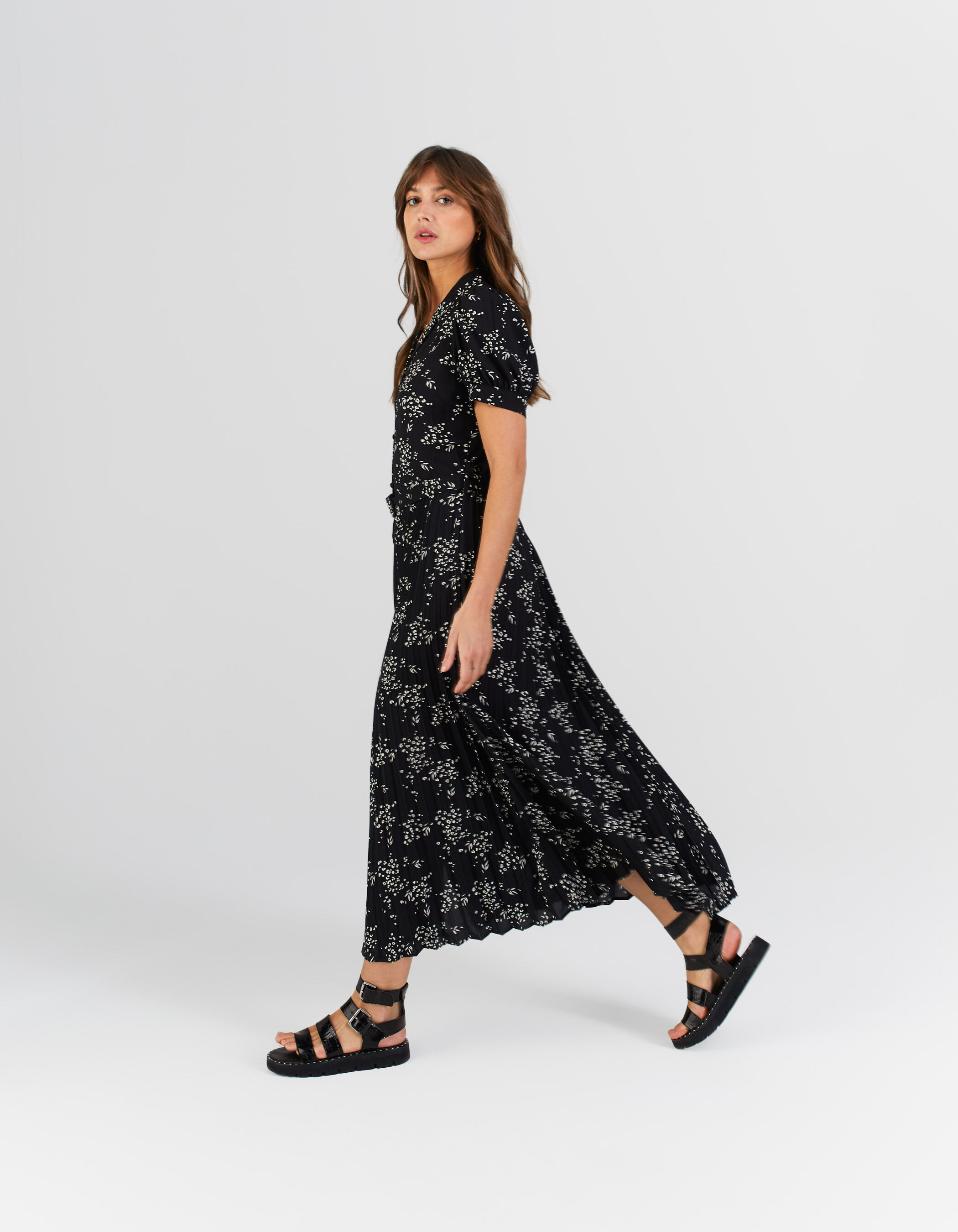 Robe imprimé store léopard zara