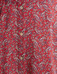 Jupe midi rouge imprimé cachemire I.Code-5
