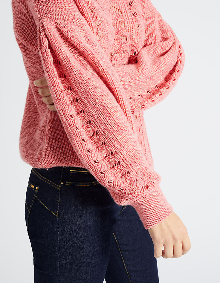 Pull rose femme I.Code-4