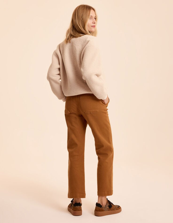 Blauwe stonewashed straight jeans I.Code-5