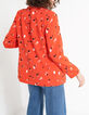 Blazer spicy orange, spicy bloemen I.Code-2