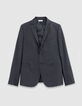 Marineblaues Herrensakko 100 % Wolle-6
