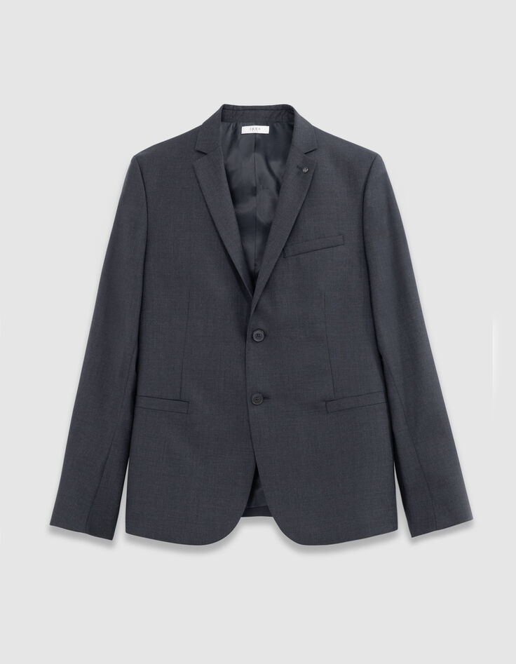 Marineblaues Herrensakko 100 % Wolle-6