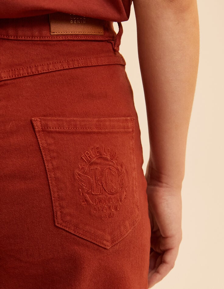 Braune Boyfriend-Jeans I.Code-5 Braune Boyfriend-Jeans I.Code-5