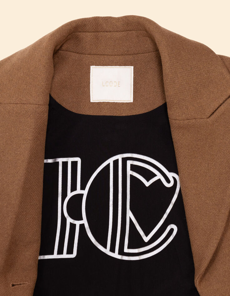 I.Code camel long coat-5 I.Code camel long coat-5