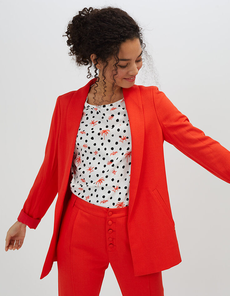 Veste de costume pavot jacquard I.Code-3 Veste de costume pavot jacquard I.Code-3
