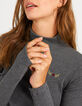 Camiseta gris jaspeado borde acanalado cuello alto I.Code -3