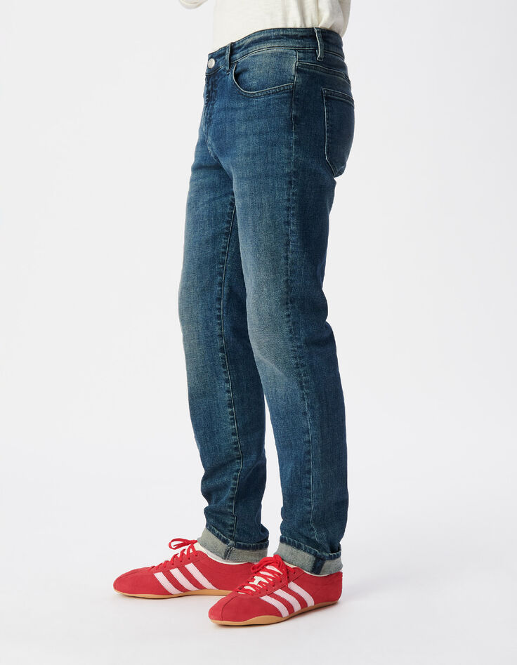 Blaue Bruce Slim-Herrenjeans-4