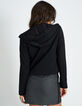 Veste noire à capuche amovible I.Code-4