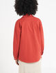 Veste terracotta jacquard étoiles I.Code-3