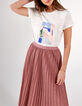 I.Code white landscape image T-shirt-1